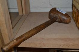 Wooden gavel