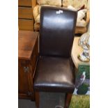 Single upholstered dining chair