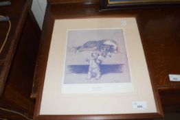 On Trust! by Cecil Orden, reproduction print, framed and glazed