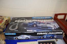 Scalextric Subaru challenge, boxed