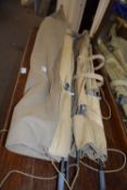 Two vintage canvas hammocks (a/f)