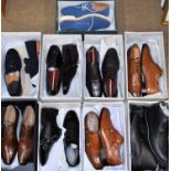 Gentleman's footwear: 8 pairs of Kurt Geiger and 1 pair of Samuel Windsor Prestige Collection, all