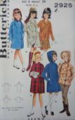 A quantity of vintage sewing patterns, c. 1960/70's, mainly childrens