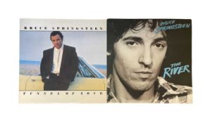 A pair of Bruce Springsteen 12" vinyl LPs, to include: - The River: CBS 88510: 1980: Double LP