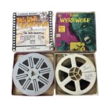 A pair of boxed 8mm film reels, to include: - The Werewolf - Dam Busters