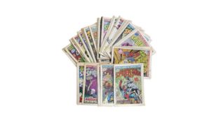 A large collection of 1979 - 1980 The Spectacular Spider-Man weekly comic book, by Marvel