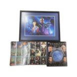 A collection of Babylon 5 and Stargate memorabilia, to include: - An art print signed by Sci-Fi