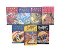 A full set of Harry Potter books by JK Rowling, to include: - Harry Potter and the Philosopher's