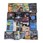 A quantity of various Star Trek books, guides and annuals.