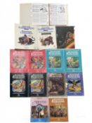 A mixed lot of 1980s Dungeons and Dragons Roleplay Rulebooks and Monster Compendium Binders. To