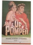 An original British one sheet poster for Up Pompeii (1971) from the Studio Canal Archive at Pinewood