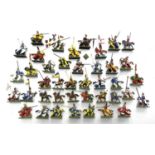 A good quantity of 1990s Warhammer (Games Workshop) Bretonnian Knights on horseback.Plastic