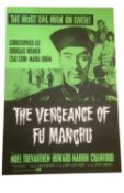 An original British one sheet poster for The Vengeance of Fu Man Chu (1972) from the Studio Canal