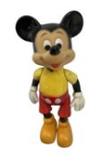 A 1977 Remco (HK) Mickey Mouse figurine.Height approximately 14cm