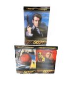 A trio of promotional 007 James Bond eyeletted cinema banners for The World is Not Enough.Size