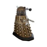A full size replica gold Supreme/Sub-Commander Dalek with inner electronics for light and possibly