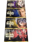Four original advertising poster banners for the video release of Star Wars Episode I: The Phantom