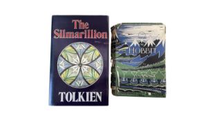 A pair of J R R Tolkien books, to include: - The Hobbit (1957) 9th Impression: George Allen and