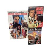 A mixed lot of 1980s James Bond books, to include: - The Official James Bond 007 Movie Poster