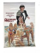 Roger Moore as Ian Fleming's James Bond in Octopussy, film production poster.Eon Productions