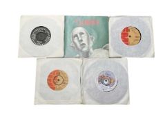 A collection of Queen 7" vinyl singles, to include: - Somebody to Love / White Man - We Will Rock