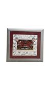 A framed and glazed display photograph of Liverpool FC 2002 - 2003, bearing facsimile signatures