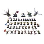 A quantity of 1990s Warhammer (Games Workshop) hand-painted die-cast figurines, to include: -