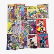 A mixed lot of various vintage Marvel, DC and other comic books, to include some first issues. To