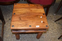Small mango wood occasional table