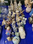 Large collection of various 20th Century porcelain figurines and other ornaments