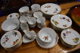 Quantity of Royal Worcester Evesham pattern table wares