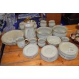 Quantity of Denby Daybreak table wares