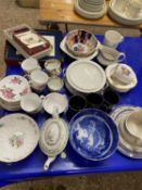 Large Mixed Lot: Various assorted tea wares and other ceramics to include Imperial tea set, a