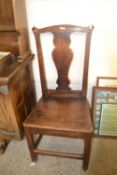 Georgian elm seated country dining chair