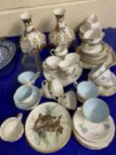 Mixed Lot: Various tea wares to include Royal Standard, a further pair of Losol ware vases etc