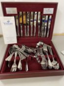 Viners Viscount canteen of silver plated cutlery, 76 piece set and is complete