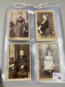 Collection of Carte de Visite cards