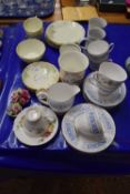 Mixed Lot: Shelley and other tea wares plus further ceramics