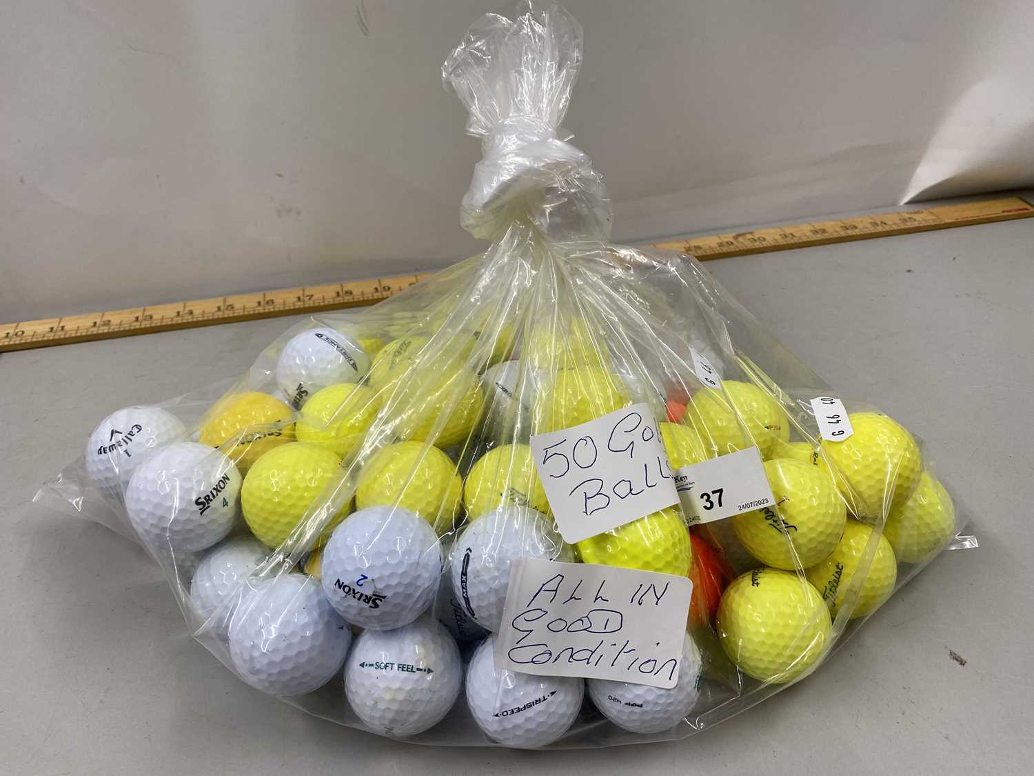 Bag containing approx 50 golf balls