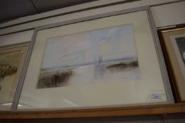 Aubrey Phillips, Autumn Evening on the Avon, watercolour, framed and glazed