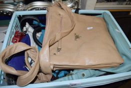 Quantity of ladies assorted handbags