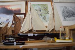 Mixed Lot: Various model boats