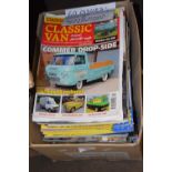 Approx 60 issues of Classic Van and Pickup and Morris Minor magazines