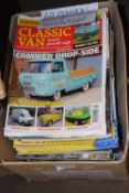 Approx 60 issues of Classic Van and Pickup and Morris Minor magazines