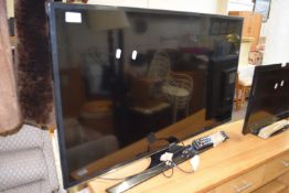 Samsung LED TV and remote control
