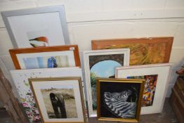 Quantity of assorted pictures and prints