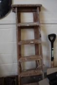 Wooden step ladder
