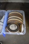 Box of film reels