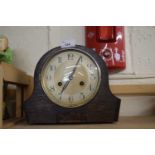 Dome topped mantel clock