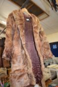 Brown fur coat by the Norwich Fur Co